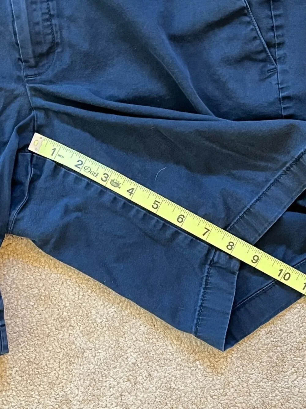 J. Crew Women's Navy Blue Cotton Shorts Size 12 Coastal Grandmother Outdoors